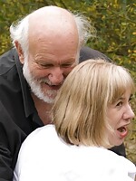 older woman sucking a black cock